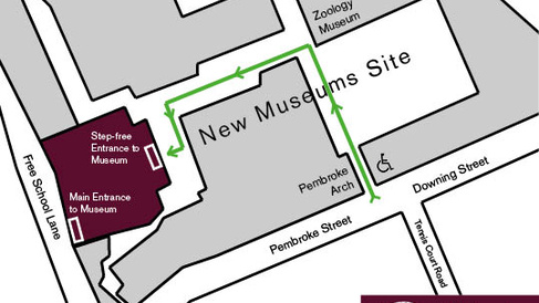 Route to Step-Free Entrance