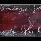 Faraday's slide, bearing the inscription "Faraday's gold given to me himself after his lecture at the RI".