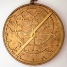 Detail from a 14th-century English astrolabe, including a bird