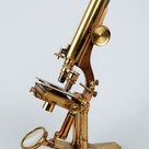 Detail (stage and objective lens) from Darwin's microscope
