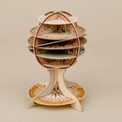 Composed sphere with some parts exposed