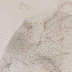 A rain map of Europe