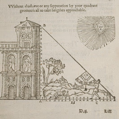 Illustration showing practical use of quadrants