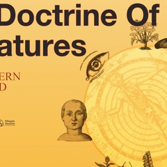 Flyer of exhibition for doctrine of signatures