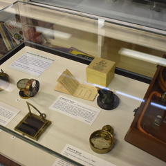 Display case on testing air before Covid