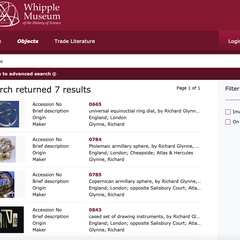 Screenshot of Collections Portal