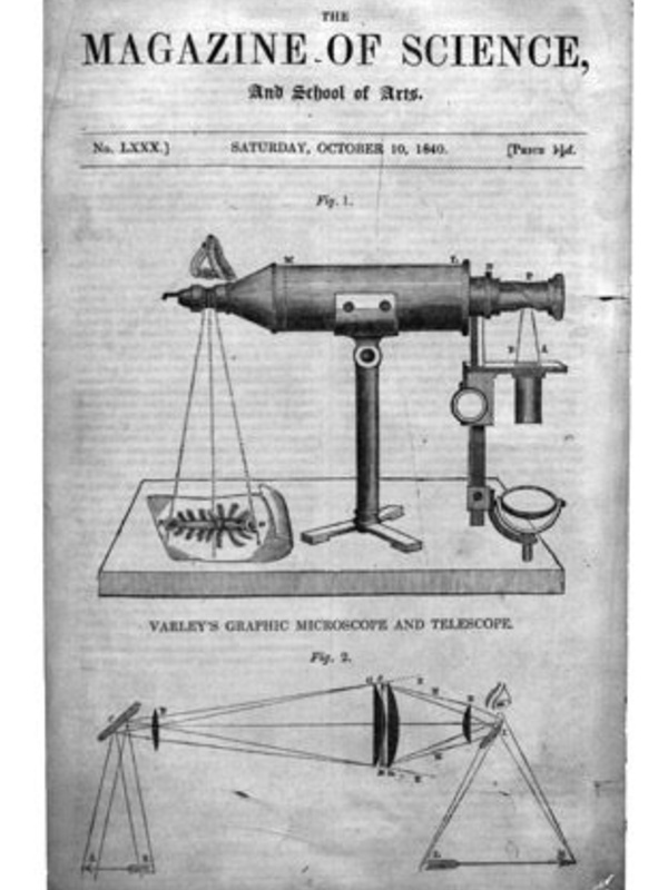Illustration of the graphic telescope and its optical principles