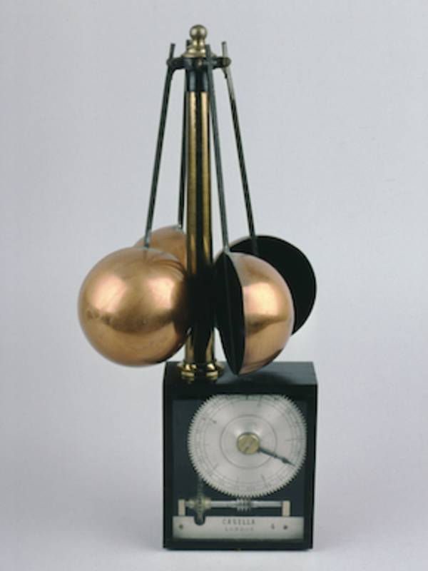 Robinson four-cup anemometer, owned by Reverand T. R. Robinson, by Casella, English, second half 19th century