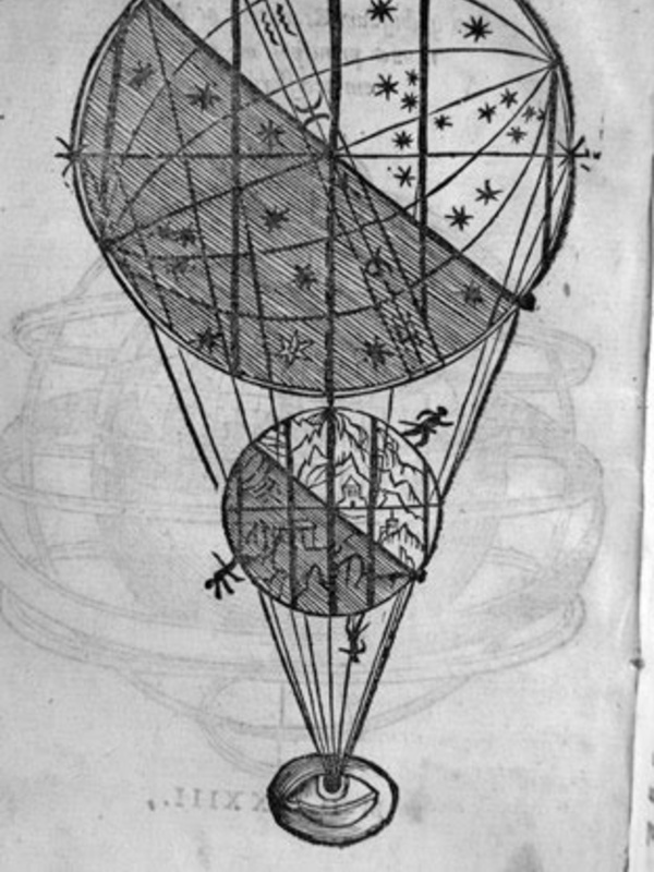 Illustration from Apian's "Cosmographiae"