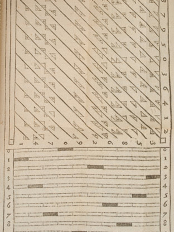 A plate from Napier's "Rabdology"