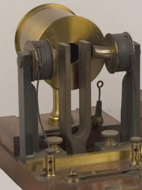 Detail of part of Helmholtz's apparatus for the synthesis of sound