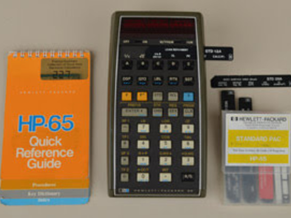 HP-65 with program pacs