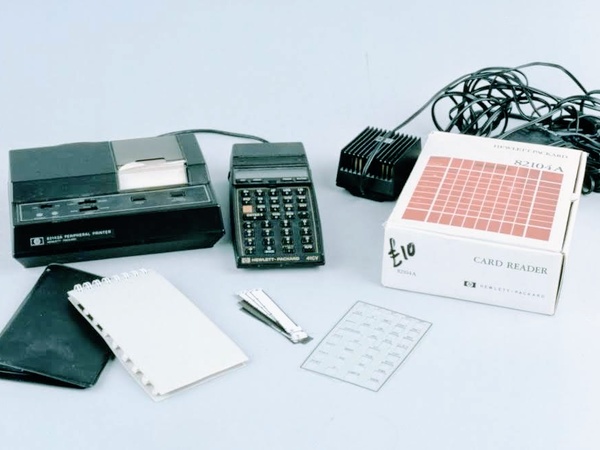 Hewlett-Packard HP-41CV, 1990 (orig. 1979), with add-ons (Wh.5839).