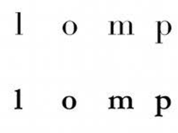 Comparison of old-style and 'modern' scripts