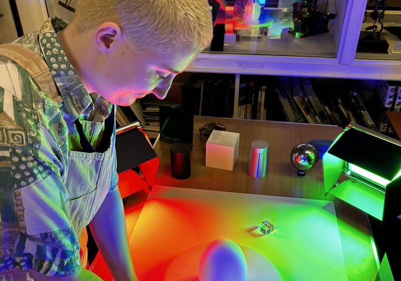 A light and colour workshop at the Whipple Museum