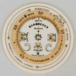 A pocket forecaster dial.