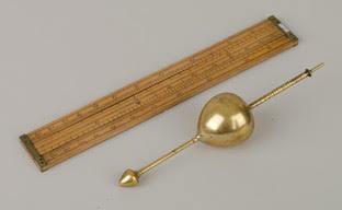 Hydrometer and brewer's slide rule
