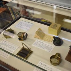 Display case on testing air before Covid