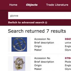 Screenshot of Collections Portal
