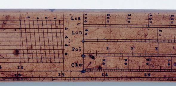 Detail from Gunter rule