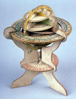 Mrs Johnson's dissected paper globe