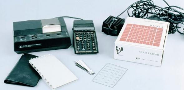 Hewlett-Packard HP-41CV, 1990 (orig. 1979), with add-ons (Wh.5839).