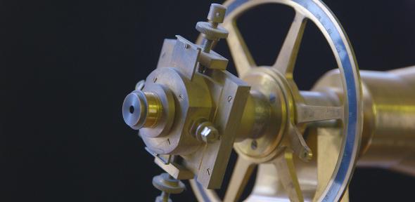 Close up of transit eyepiece