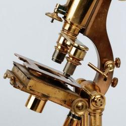 Detail (stage and objective lens) from Darwin's microscope